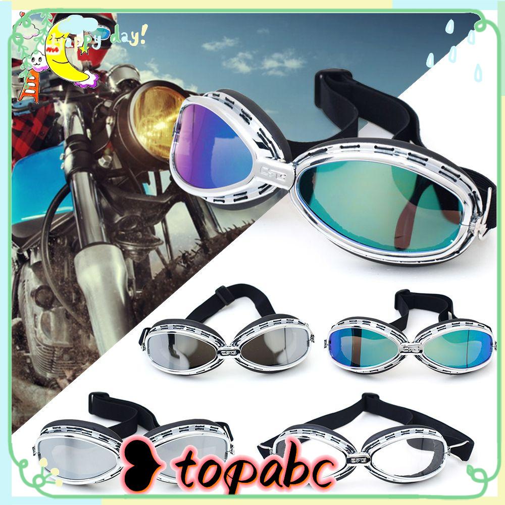 Top Kacamata Motor Sandproof Riding Aksesoris Ski Goggle Vintage Eyewear Sunglasses Helm Kacamata