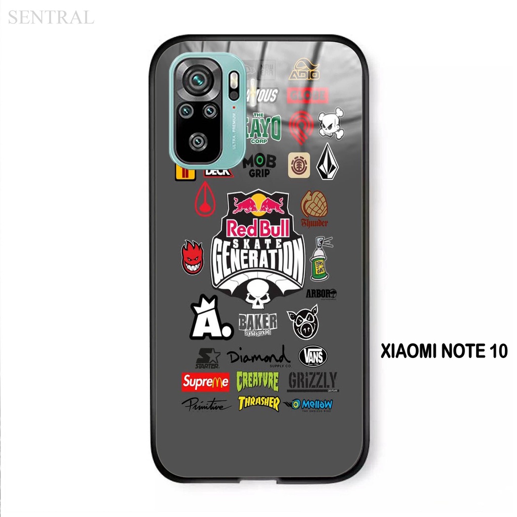 Softcase Kaca XIAOMI REDMI NOTE 10  - Case Handphone XIAOMI REDMI NOTE 10 [T95]