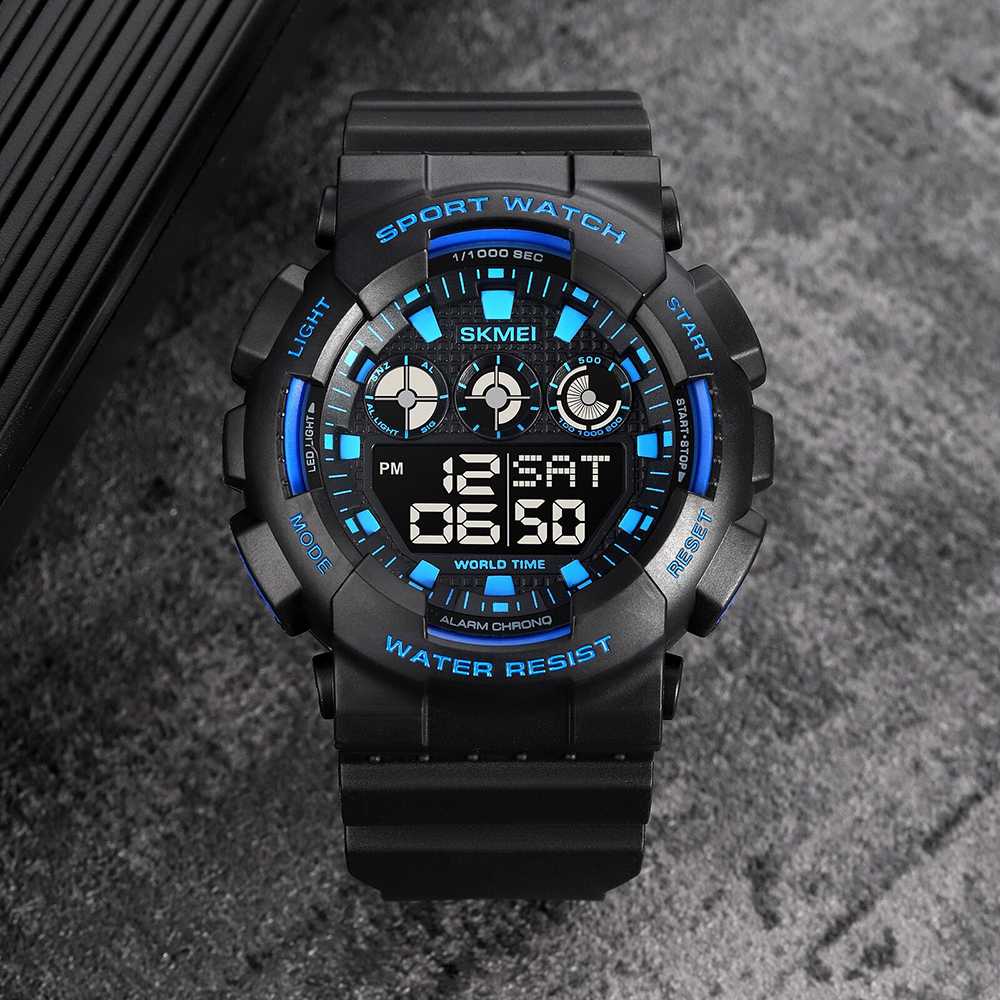 SKMEI Jam Tangan Digital Pria Waterproof 50M- 1857