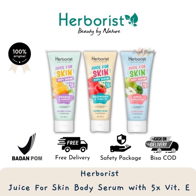 Jual Herborist Juice For Skin Body Serum Herborist Body Serum with