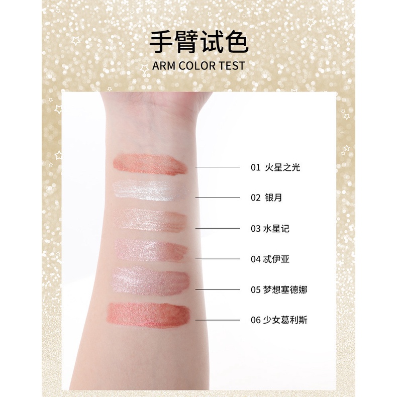 MC-1025 LAMEILA Eyeshadow Glitter Liquid, Eyeshadow Liquid