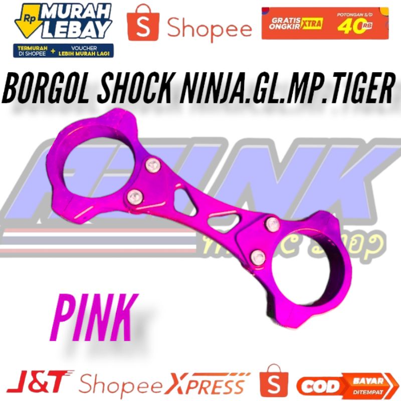 Borgol shock depan cb gl mp tiger ninja full almunium stabilizer shok skok depan gl mp tiger