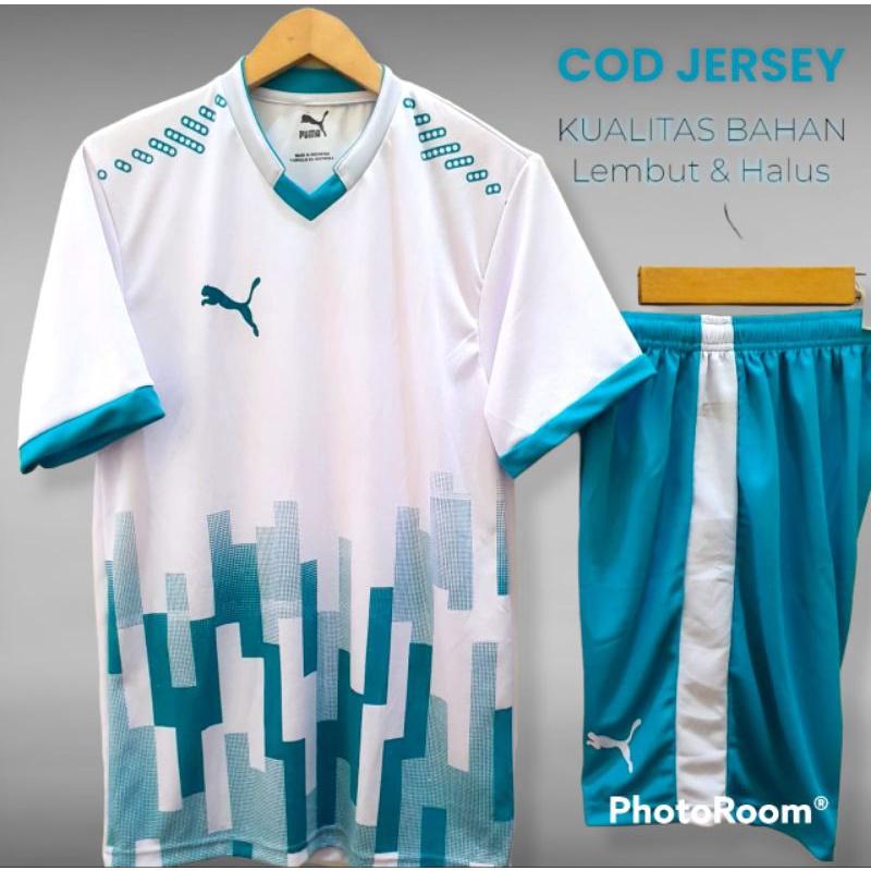 SETELAN JERSEY SEPAK BOLA FUTSAL DEWASA DRYFIT BADMINTON