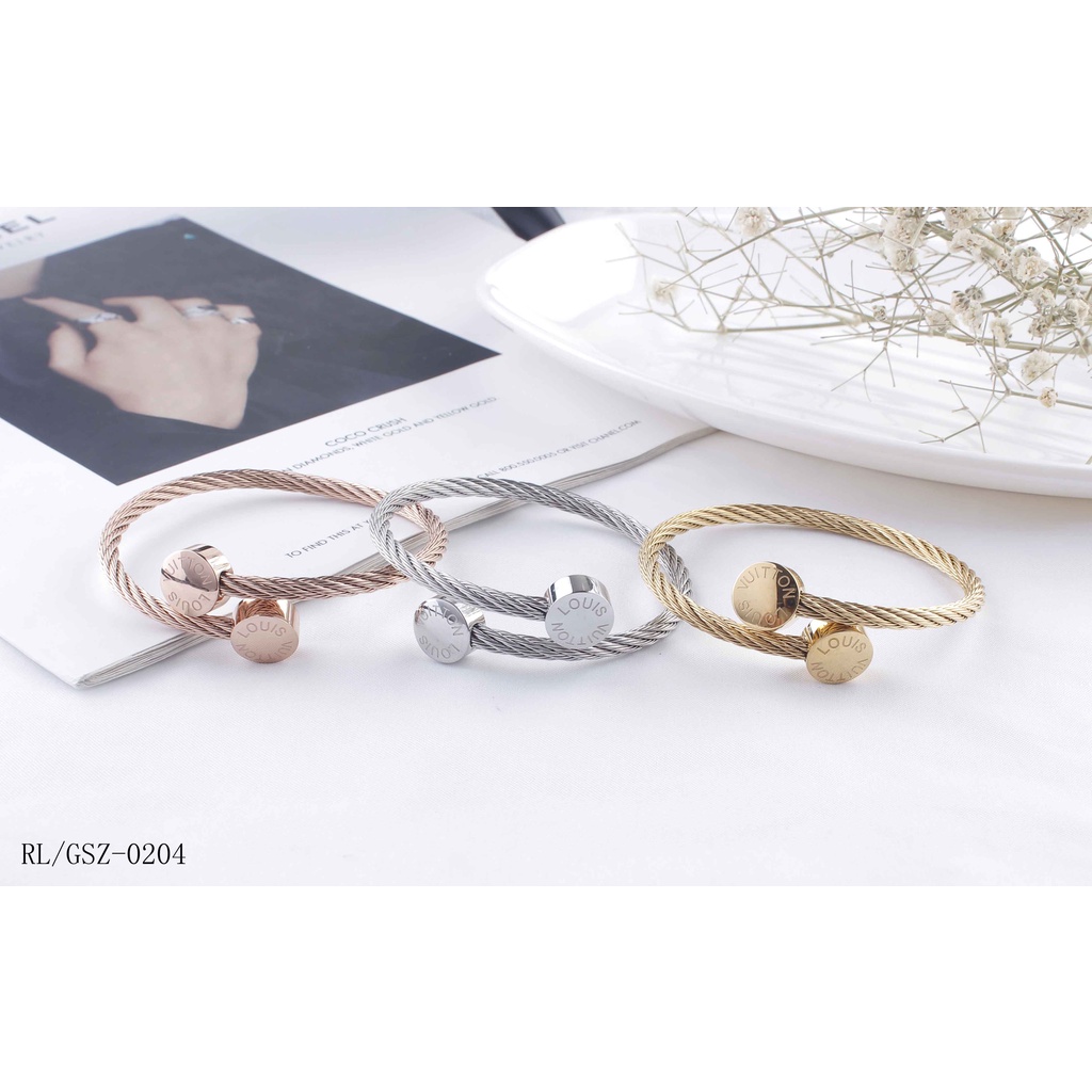 Gelang Titanium Perhiasan Wanita Jewelry 0204
