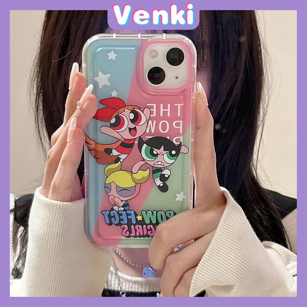 Case For iPhone 14 Pro Max TPU Soft Jelly Airbag Clear Case Cute Cartoon Case Camera Protection Shockproof For iPhone 14 13 12 11 Plus Pro Max 7 Plus X XR