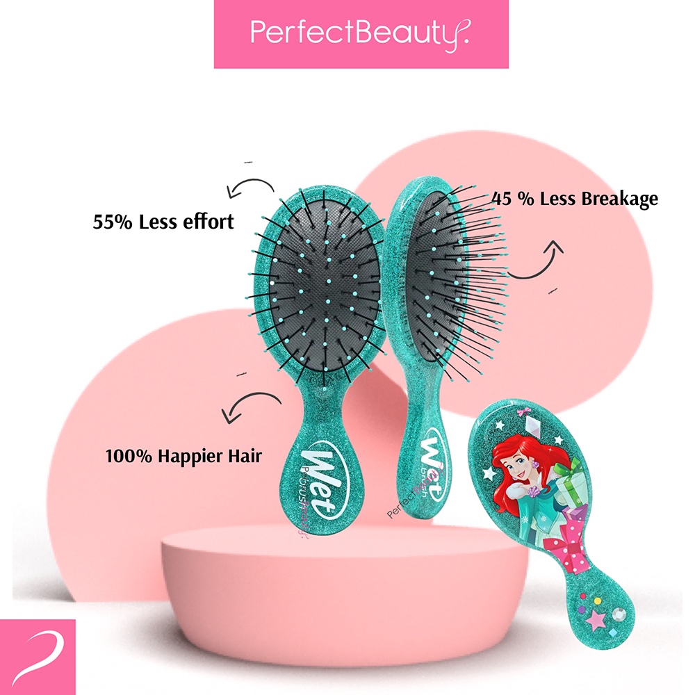 The Wet Brush Mini Disney Glitter Ball Series (Sisir Anak)