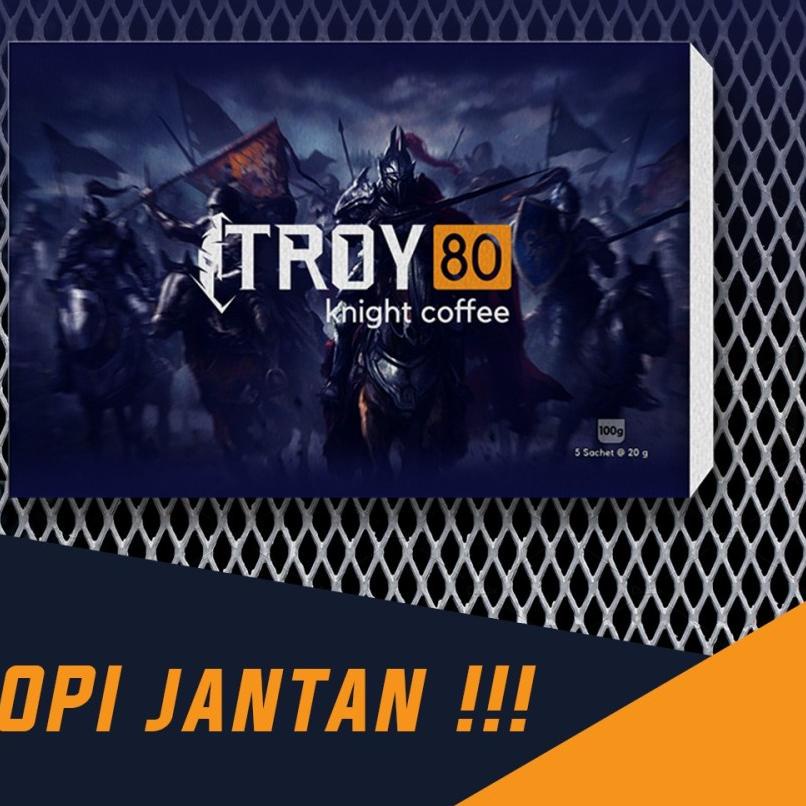 

き Kopi Troy 80 BPOM per box 5 sachet Coffee Vitalitas Kopi Pria, Kopi Tempur Jamu Kuat Tahan Lama ↷