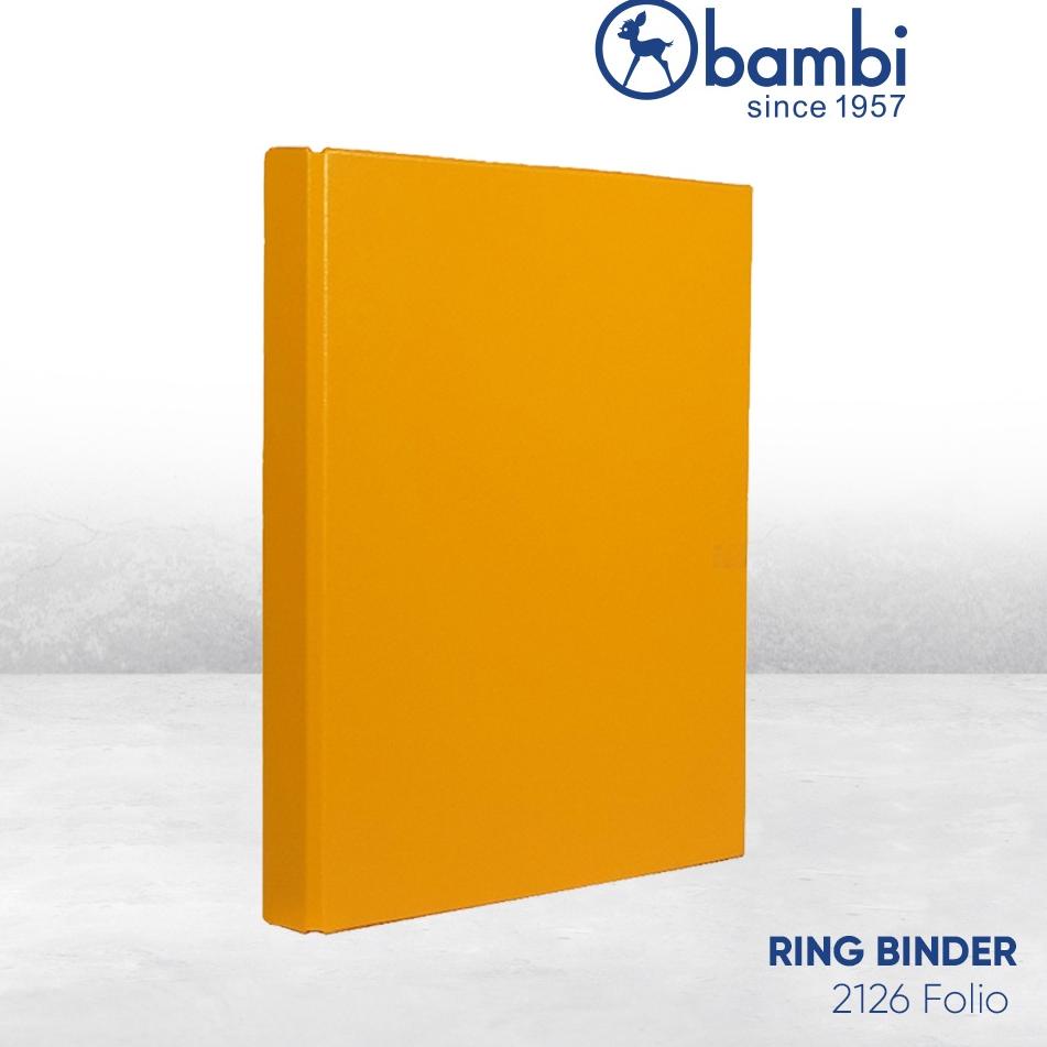 

Diskon➞ Bambi Ring Binder D-Type 2 Ring A4 mekanik 15 mm - 2126 63