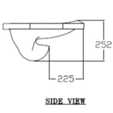 American Standard Rapi EX Squat AS Toilet White