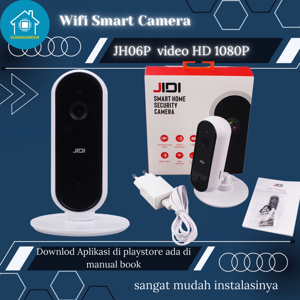 JIDI JH06N CCTV IP Smart WIFI Home Camera 1080P