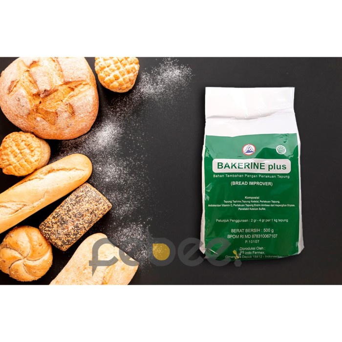 

Ragg Bakerin Plus Bread Improver Pelembut Roti 500G