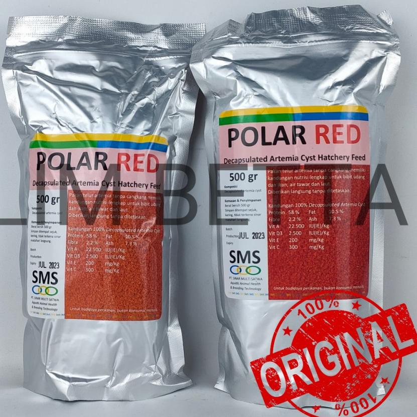 Lagi Tren.. Polar Red 500gr / Artemia Shell Free Polar Red / Artemia Polar red