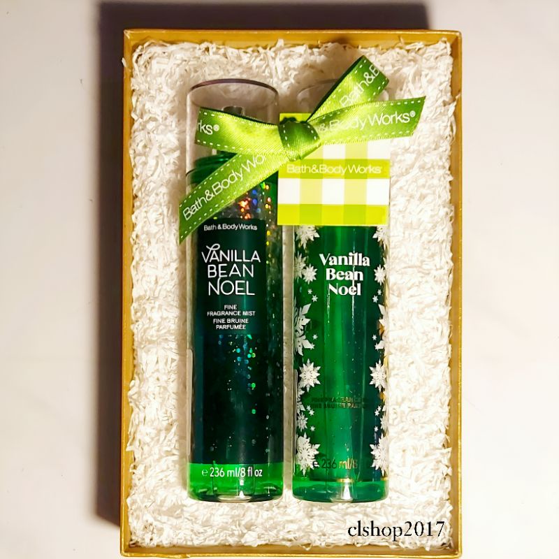 BBW VANILLA BEAN NOEL GIFT SET PAKET BATH &amp; BODY WORKS