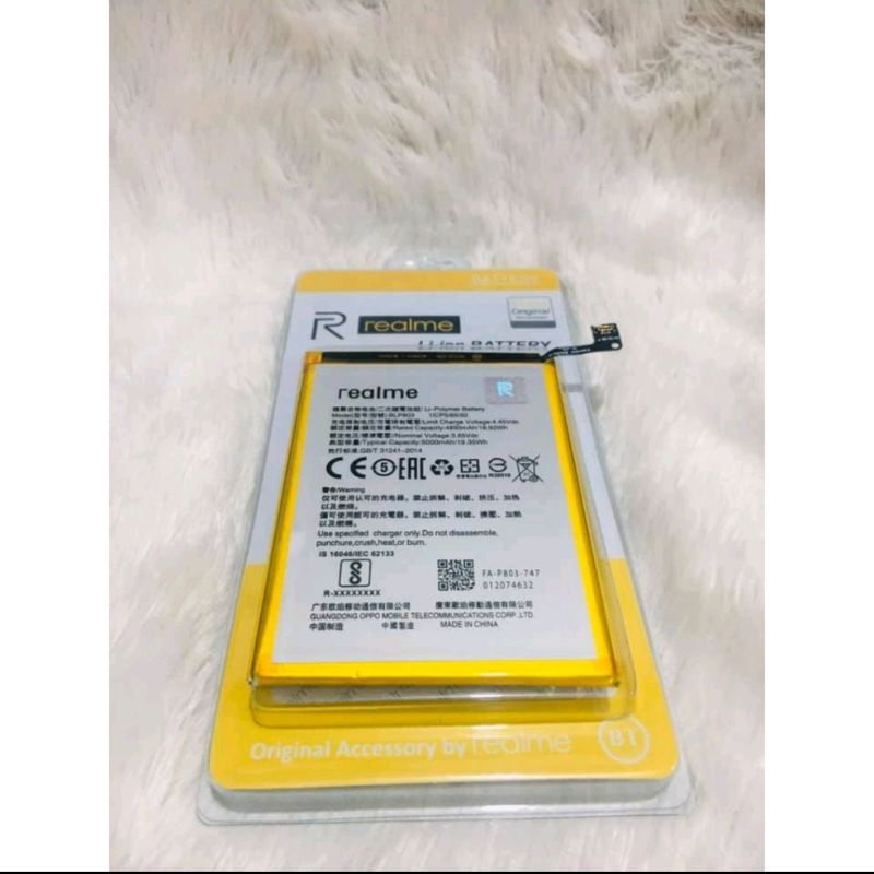 REALME 7i RMX2103 - Baterai Batre Battery Batrei Batrai Tanam HP Real Me 7i RMX2103 ORIGINAL Model BLP803 BLP-803 BLP 803 ORI