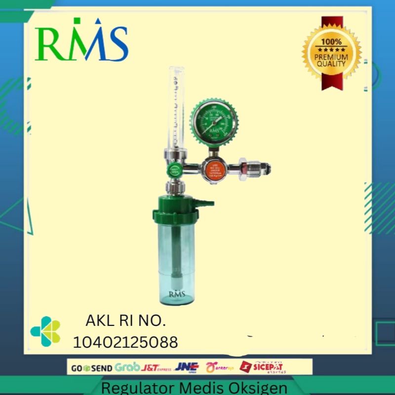 Botol Regulator Oksigen / Botol Humidifier Oksigen RMS/Tabung Regulator Oksigen Medis