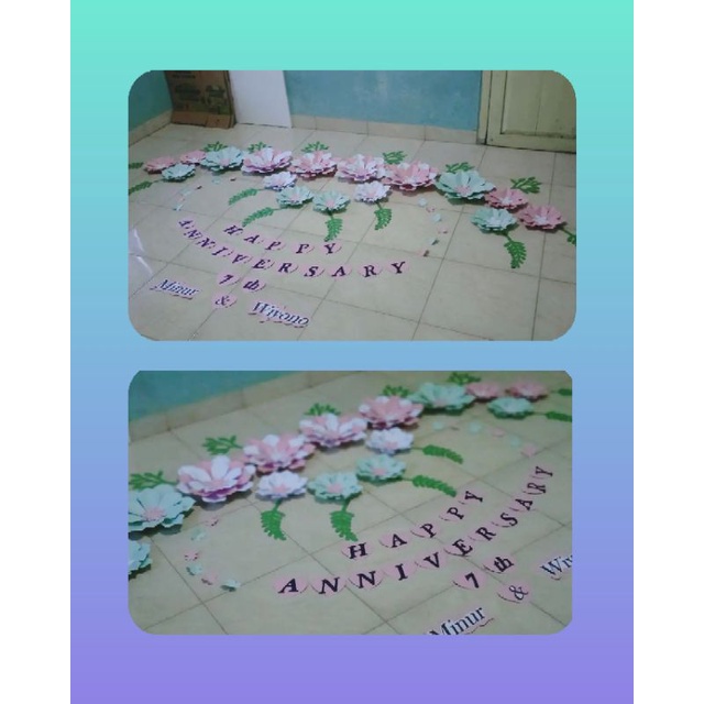 

DEKORASI PAPER FLOWER KERTAS JASMINE DAN MANILA