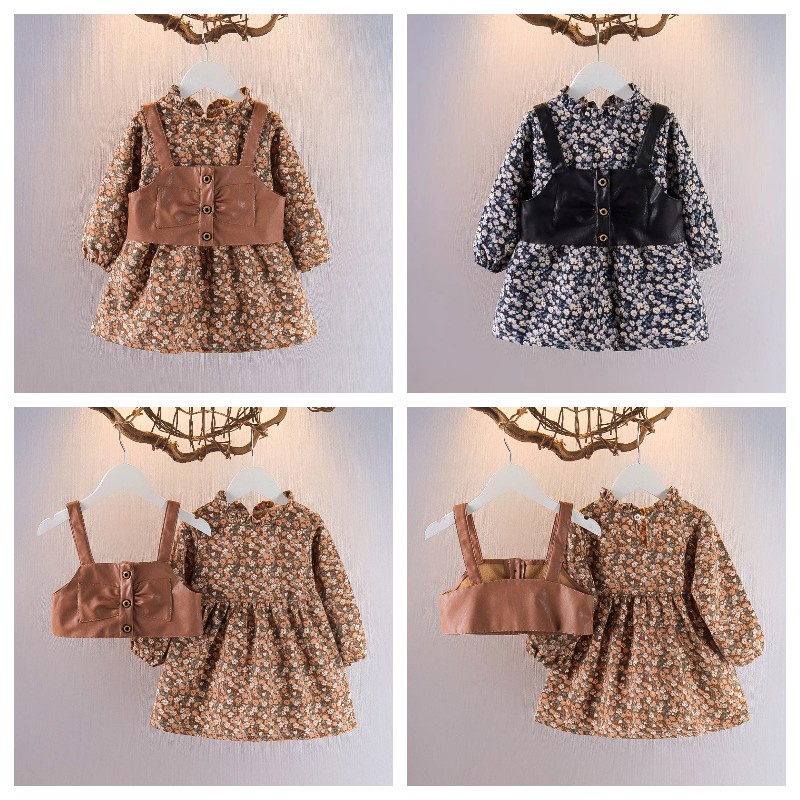 Dress Bayi Perempuan TSABINA Baju Fashion Anak Bayi Perempuan 6 bulan - 3 tahun Korean Style Import