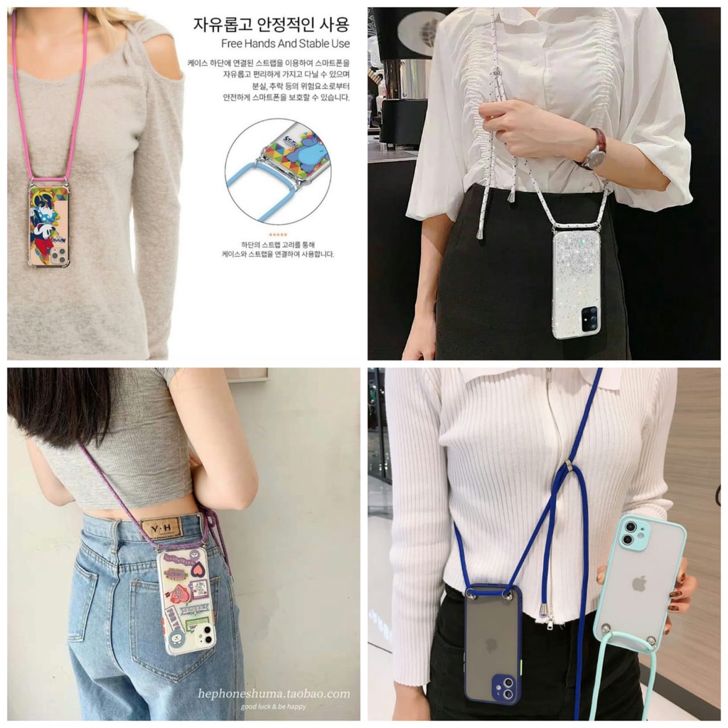 Casing Hp Sling Case Xiaomi Redmi 6 6A 6 Pro 7 7A 8 8A 8A Pro 9 9A 9C 9T