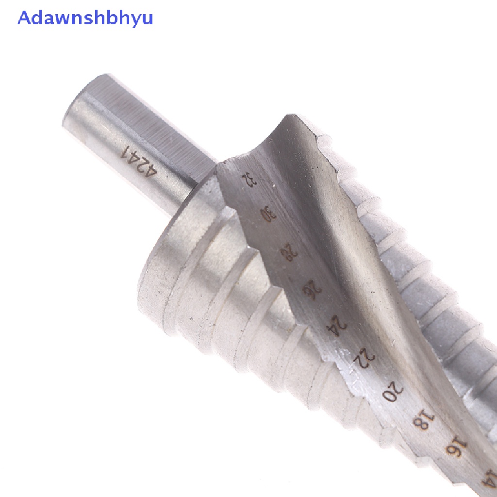 Adhyu Hss Step Drill Bit Set 4-12/20/32mm 1/4 &quot;Mata Bor Hex Core Lapis Titanium ID