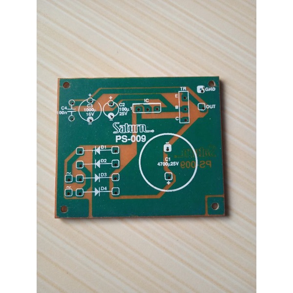 Pcb Power Supply Non Simetris 12V Saturn PS - 009