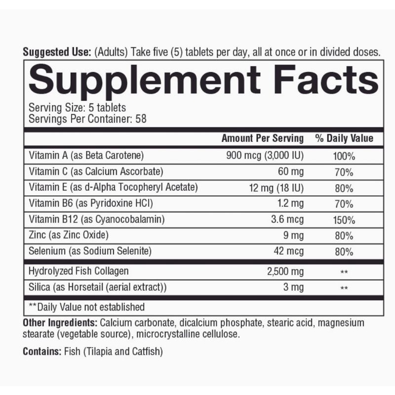 Youtheory Marine Collagen 290 Tablets