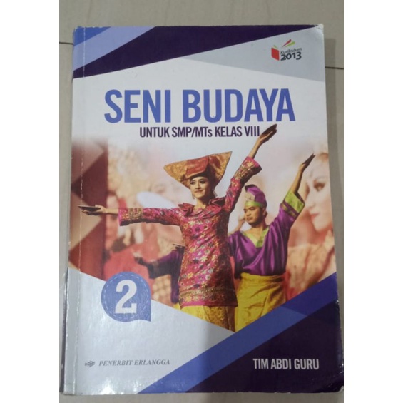 buku seni budaya untuk SMP kelas 8