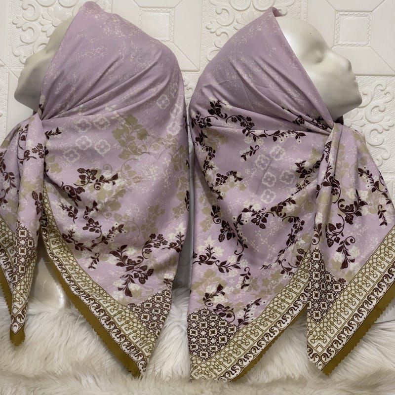 Jilbab motif, jilbab segiempat, jilbab motif keren,