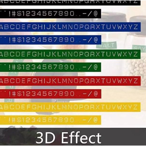 

(F-R7R-㊚) Refill Tape label maker 3D embossing 9mm (untuk Dymo,Motex,Cidy) merk CIDY banyak diminati