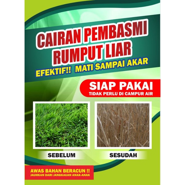 PROMO Cairan Pembasmi Rumput Liar jurigen 1 liter FREE Spray 250 ml Trigger