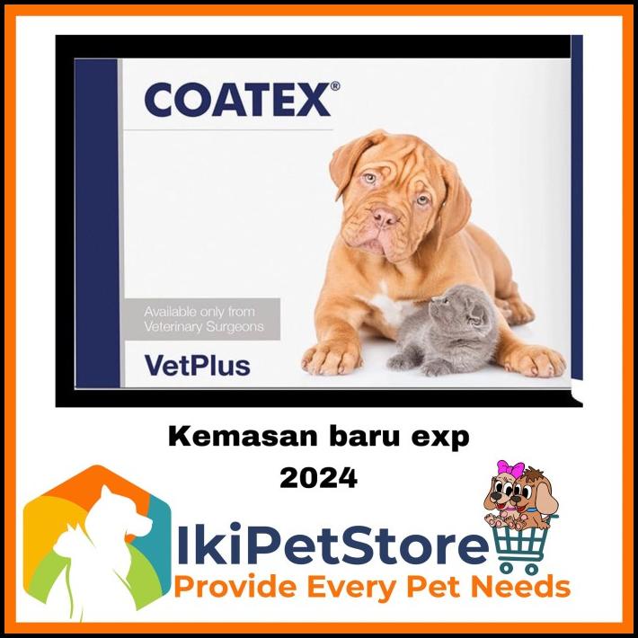 Promo Coatex Vetplus Anjing & Kucing 1 Box - Vetplus