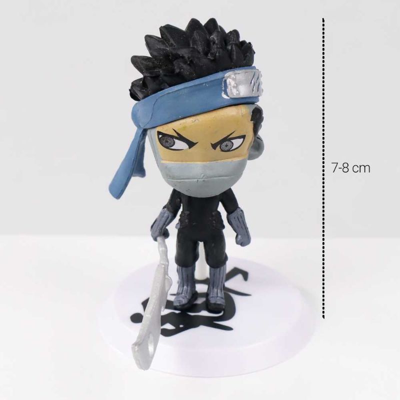 Action Figure Naruto 6 PCS Kakashi Sasuke Sakura Zabuza Haku