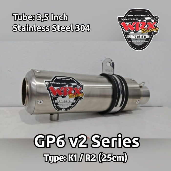 Knalpot WRX Silincer GP6 V2 K1 SS