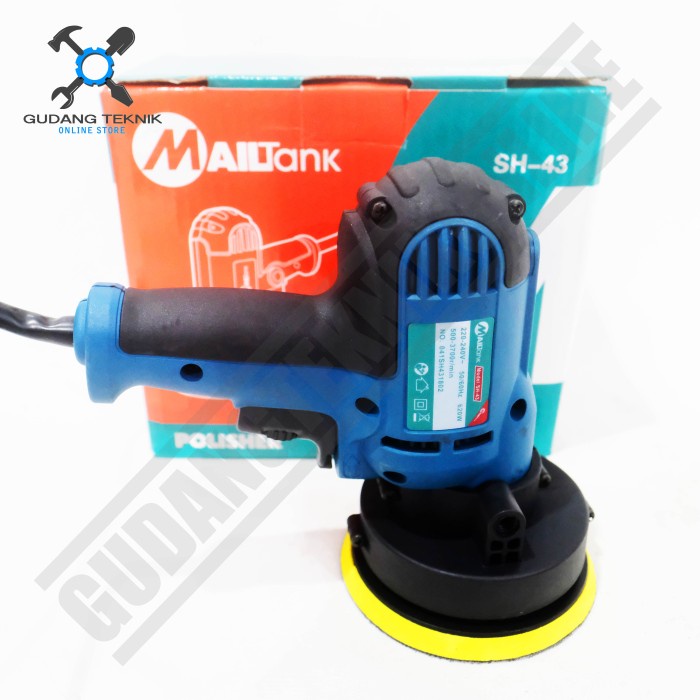 Mesin Poles Listrik Body Mobil Motor 600 Watt 5&quot; SH43 MAILTANK / Machine Electric Polisher 5 Inch 600W SH 43 MAILTANK