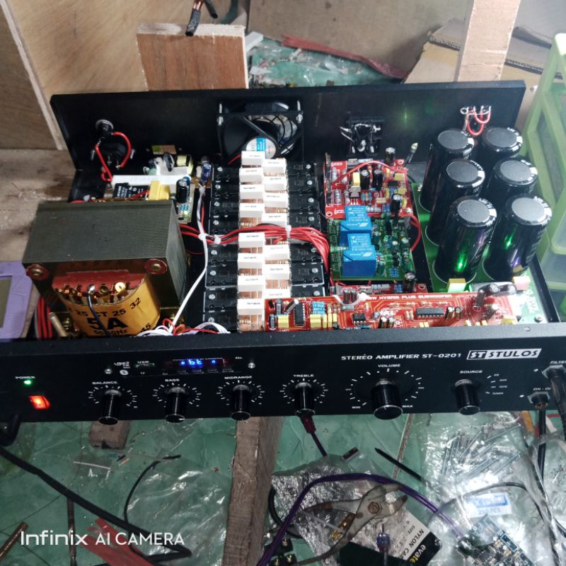 power amplifier rakitan 5 Amper besar CT 45