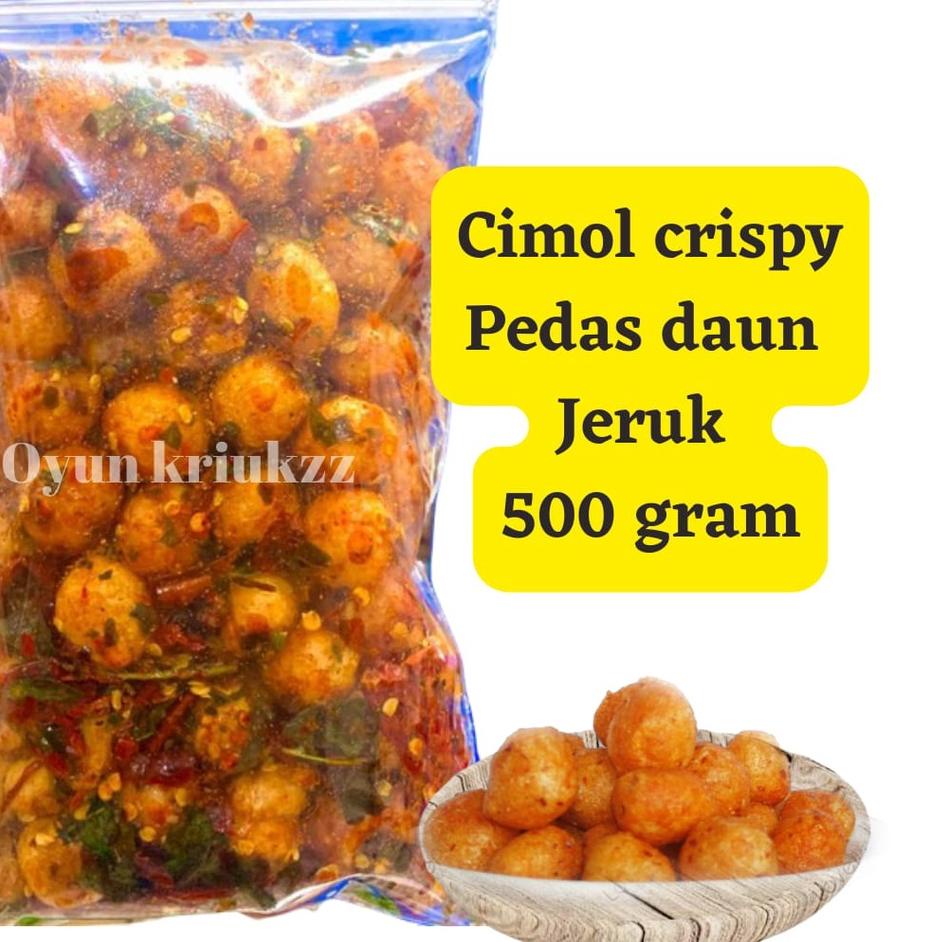 

[KODE B06NW] cimol pedas daun jeruk 500 gram