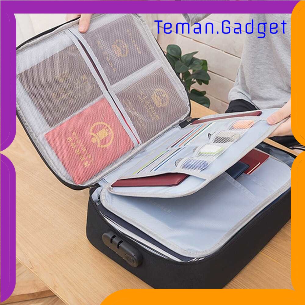 TG - TRV Tas Travel Organizer Double Layer Password Lock - KA50