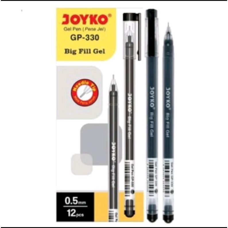 

Pulpen Gel JOYKO GP-330 Big Fill Gel 0.5mm (12pc)