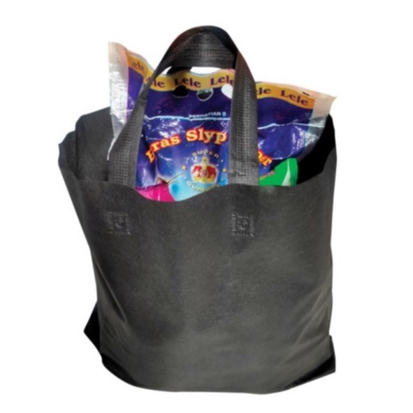 

Tas Spunbond buat paket sembako dan belanja ukuran 38x45+8 goodie bag sponbon besar
