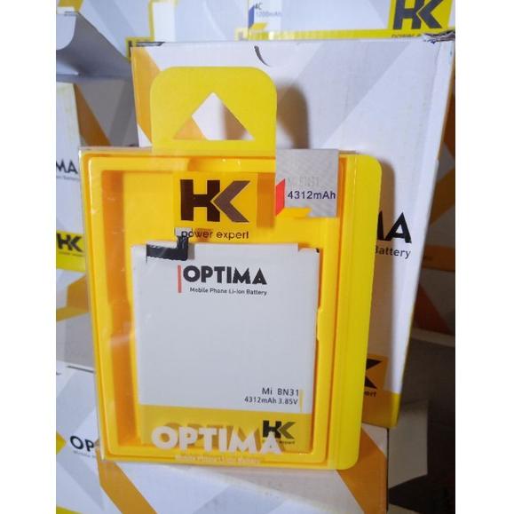 RSK.21De22ž ‣ Baterai HK BN31 BN 31 Redmi Note 5A mi A1 miA1 Double IC 4312mAh