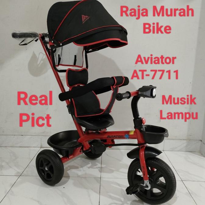 Sepeda Anak Roda Tiga Aviator At-7711 Sepeda Roda Tiga Aviator 7711 #Original