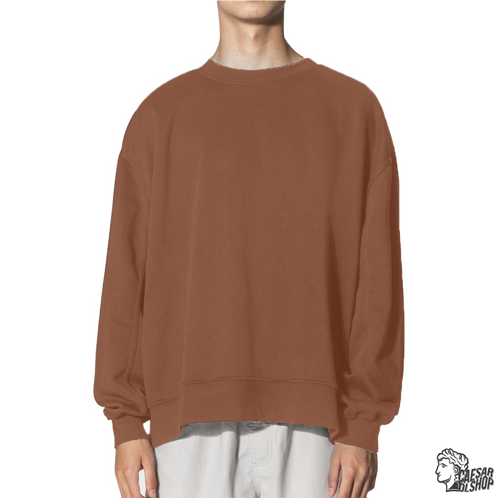 Caesar Olshop - Crewneck Unisex - Gingerbread Brown