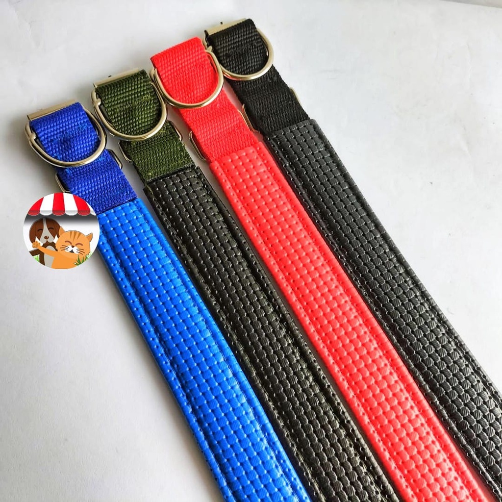 Kalung Kain Untuk Anjing Doggy Pet - Dog Collar Nylon Model Gesper