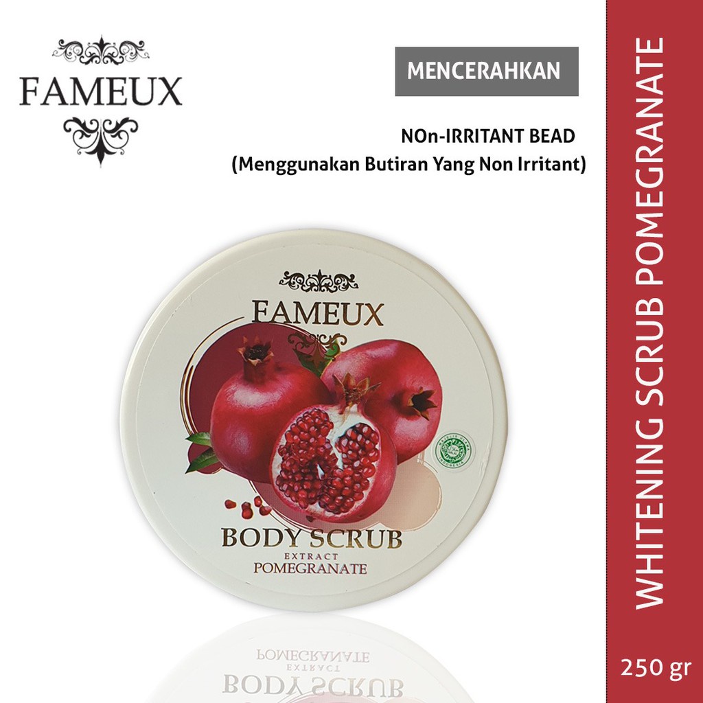 Fameux Whitening Body Scrub 250g