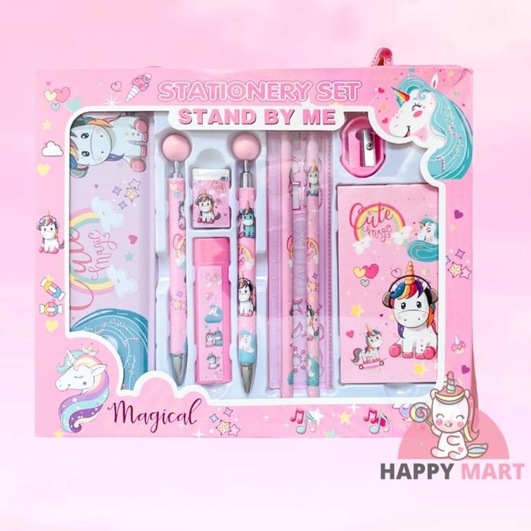 

[O-78 ♥☞] tempat pensil set pensil mekanik unicorn / pony / frozen-pasti dikirim