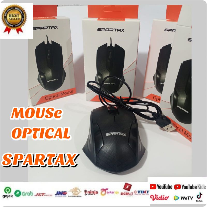 SPARTAX Mouse kabel USB Mouse OpticaL