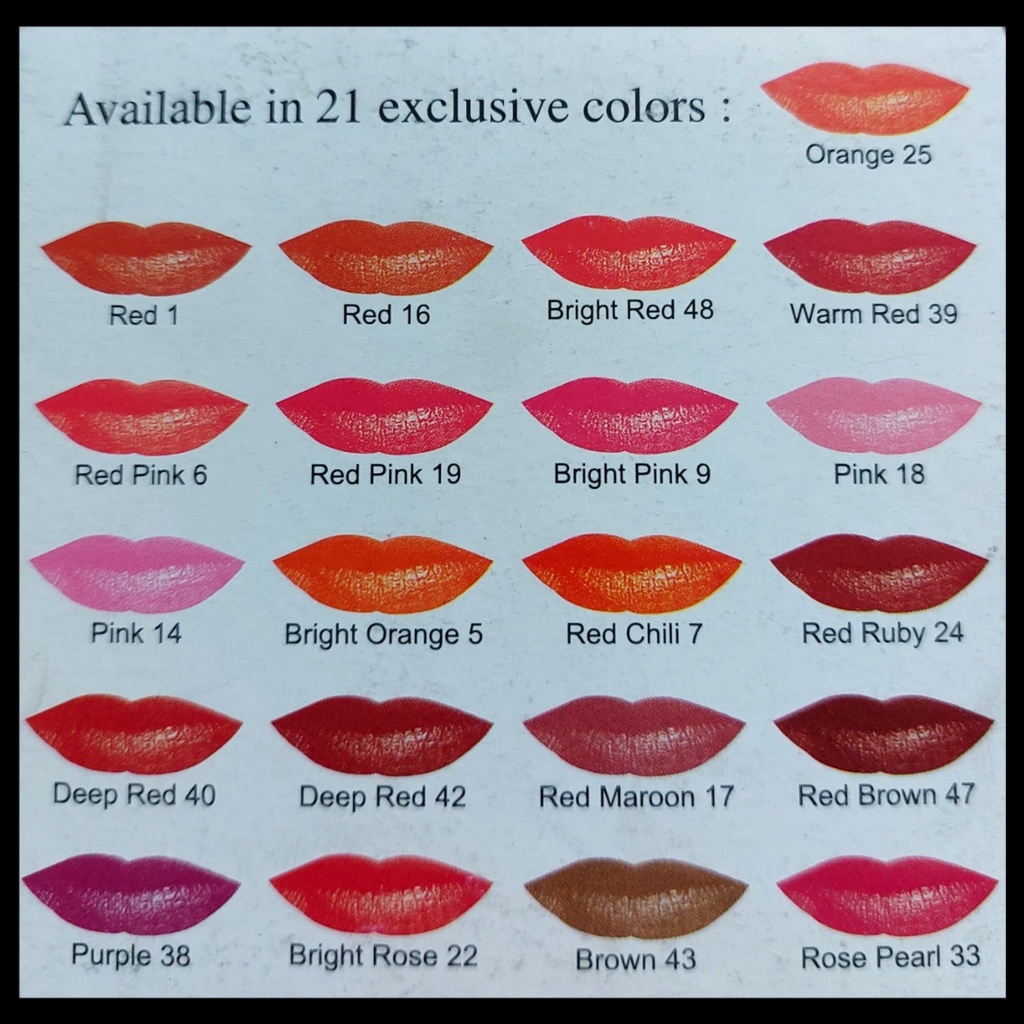 lindor lipstick colorfit matte 2 gr