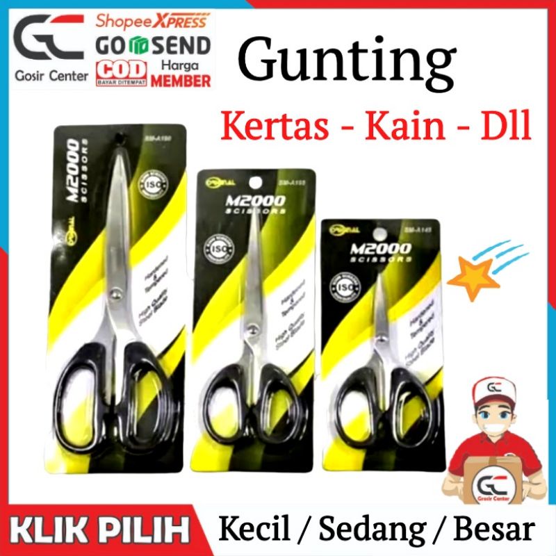 

GU | Gunting Kertas Kain KECIL Sedang Besar | ZT