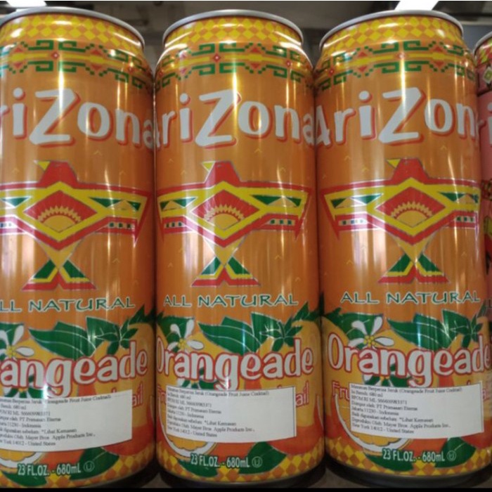 

Arizona orangeade fruit juice cocktail 680ml