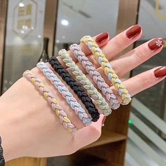 T&amp;Y Ikat Rambut Wanita Kepang Elastis Model Gelang Kunciran Rambut Fashion Korea Hair Accessories Murah Import