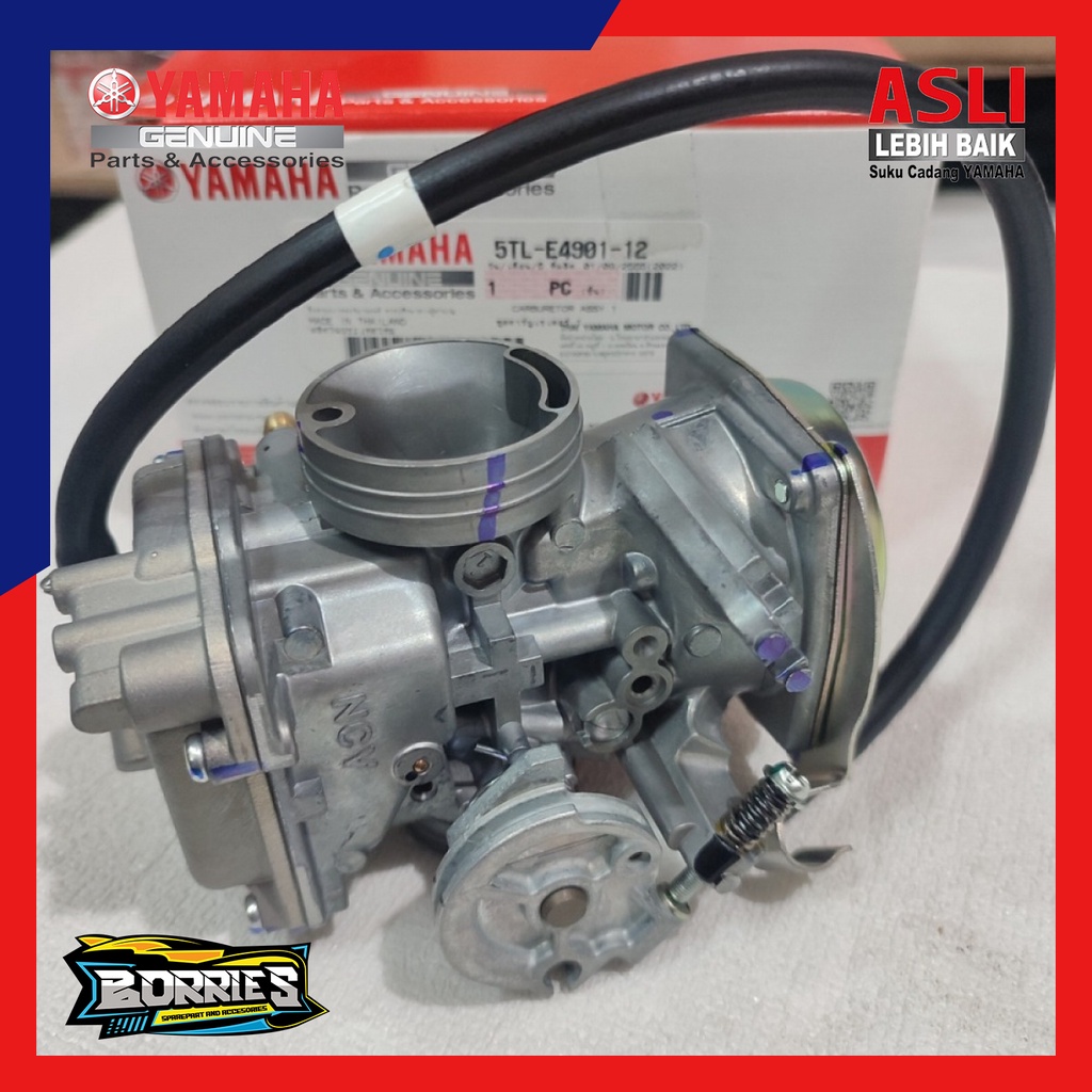 KARBU KARBURATOR ASSY MIO SPORTY LAMA 5TL-E4901-12 ORIGINAL ORI YAMAHA